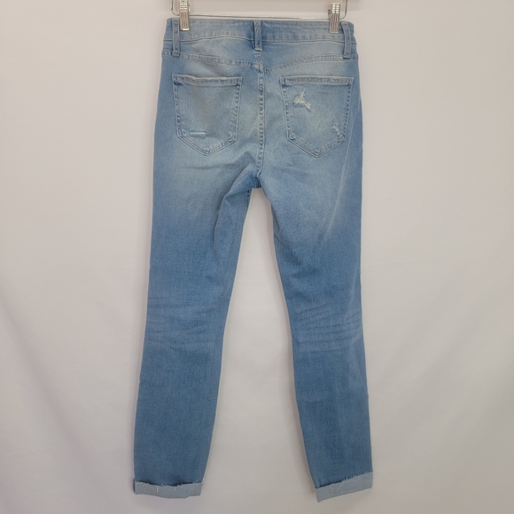 WOMEN'S LC Lauren Conrad Feel Good Cuffed Midrise Skinny Ankle Jeans - Picture 11 of 16